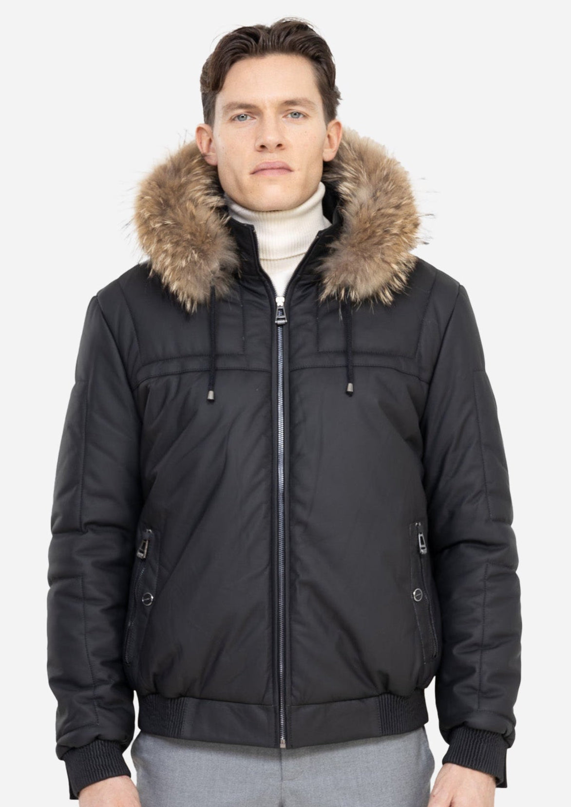 LIAM Leather Bomber Jacket-thumbmail-5