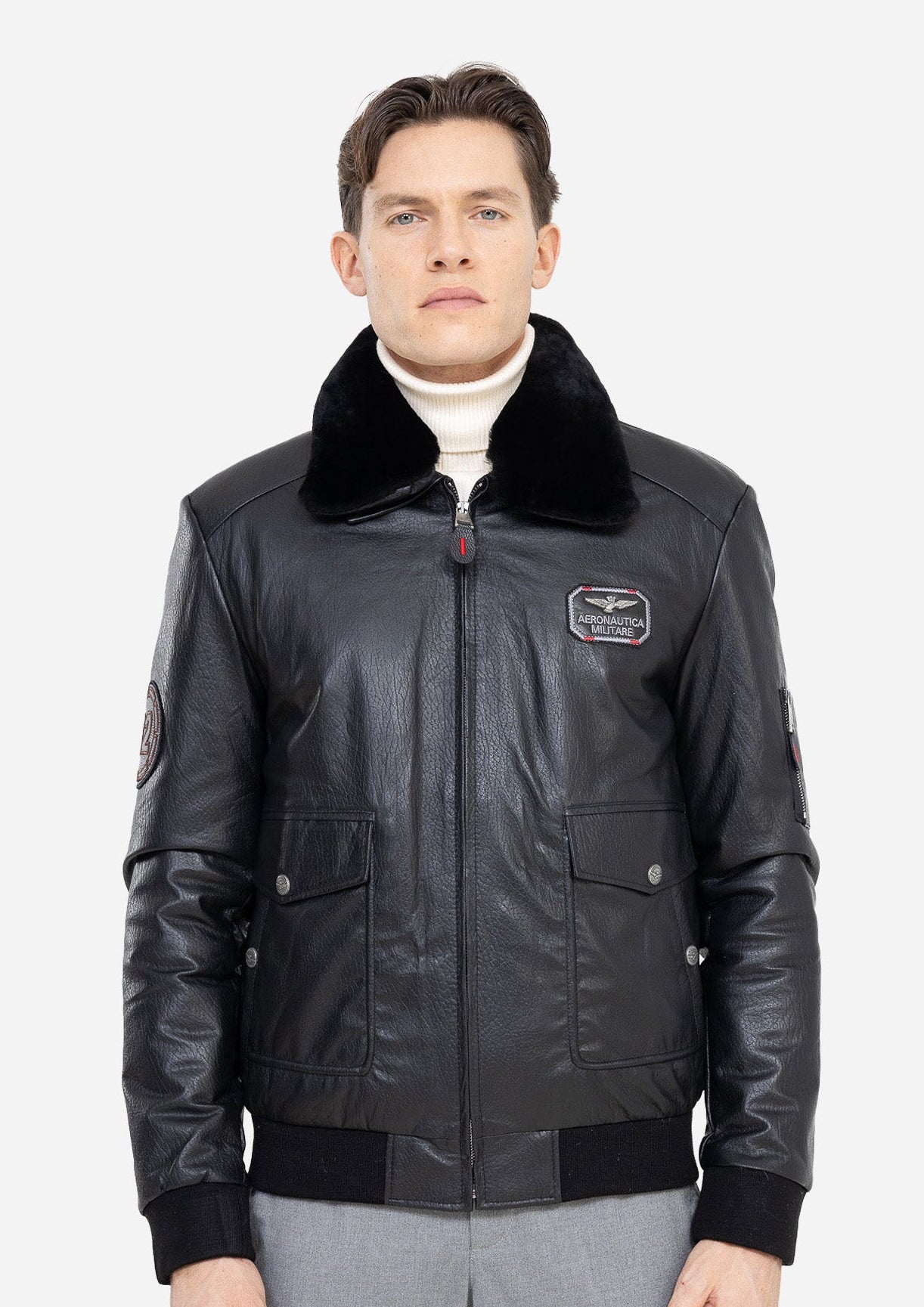 THOM AVIATOR WITH REMOVABLE SHEARLING COLLAR-thumbmail-4