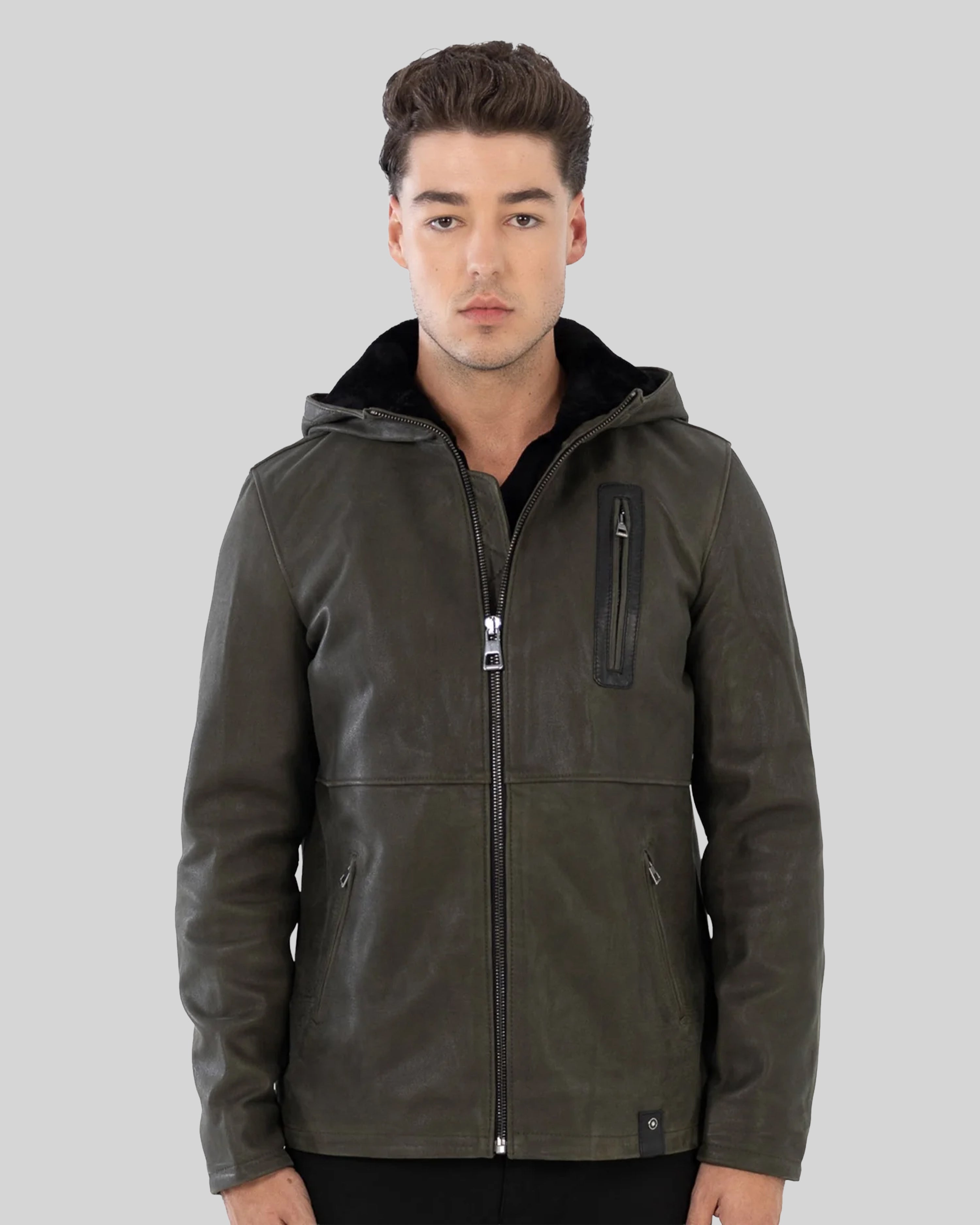 Philippe shearling-lined Leather Jacket