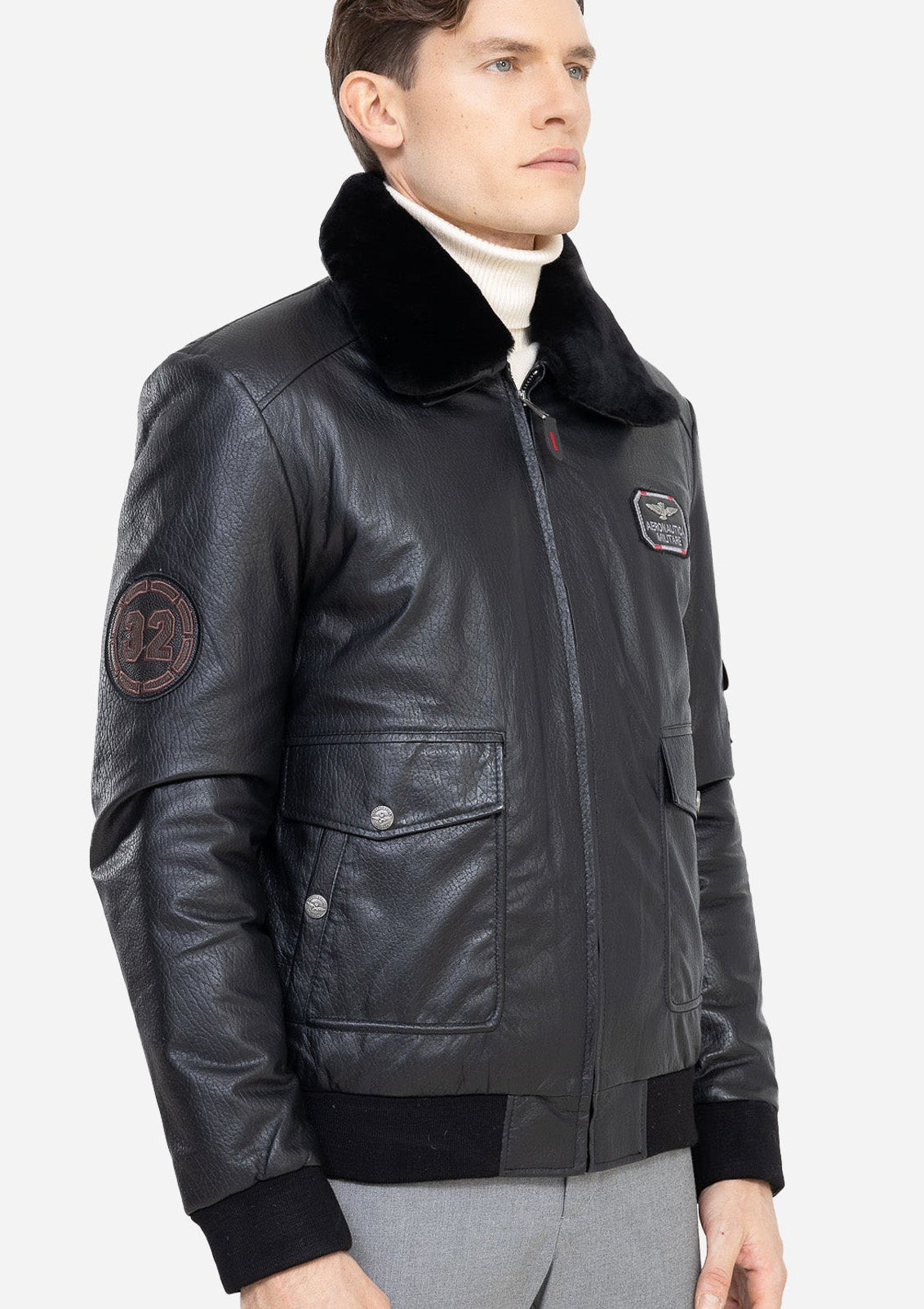 THOM AVIATOR WITH REMOVABLE SHEARLING COLLAR-thumbmail-5