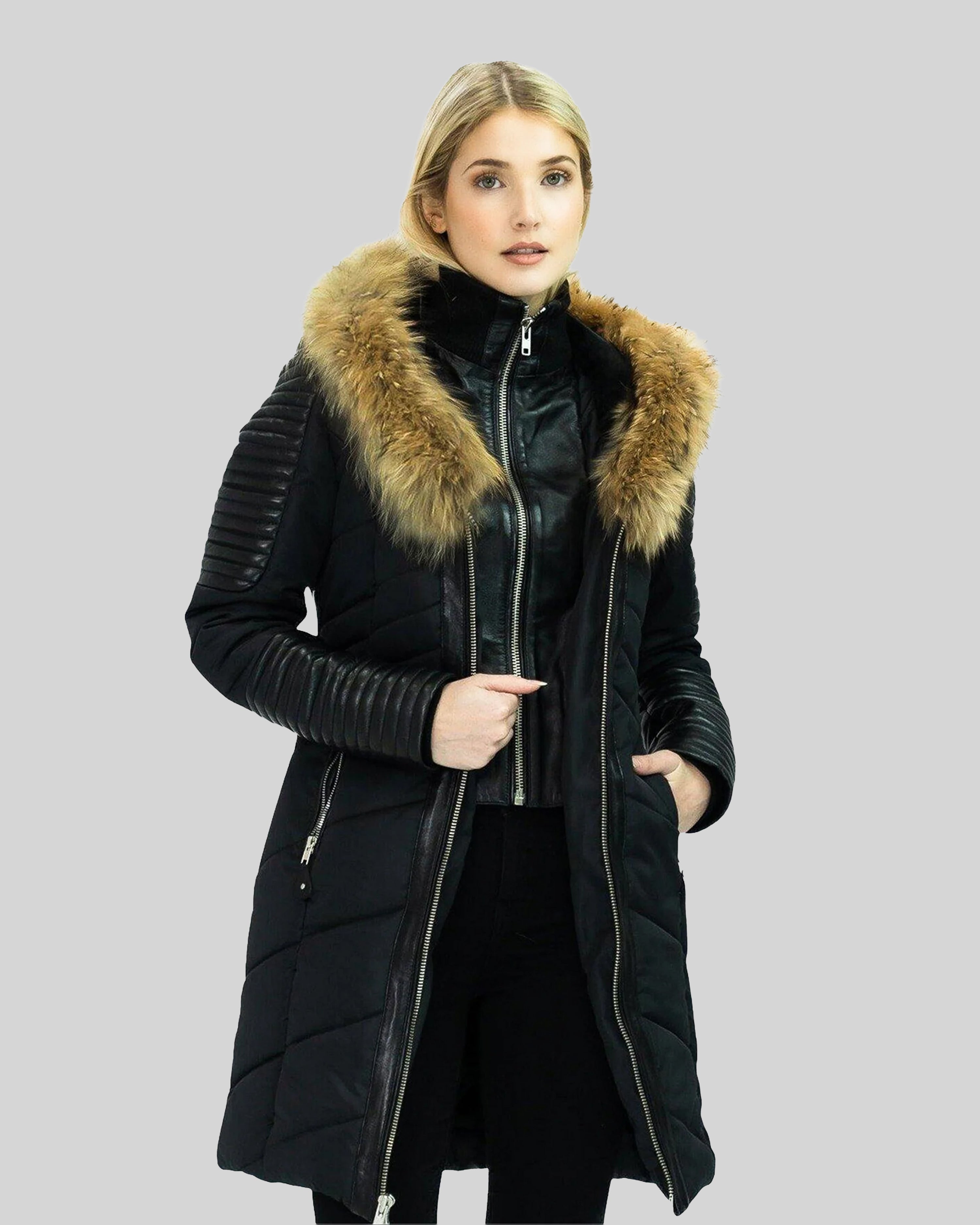 Parka Hailey avec fourrure naturelle