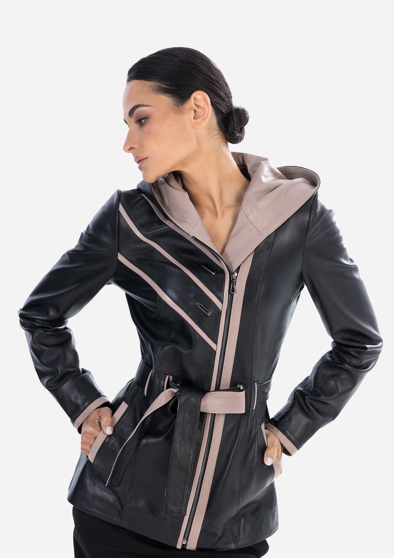 Veste en cuir Erica