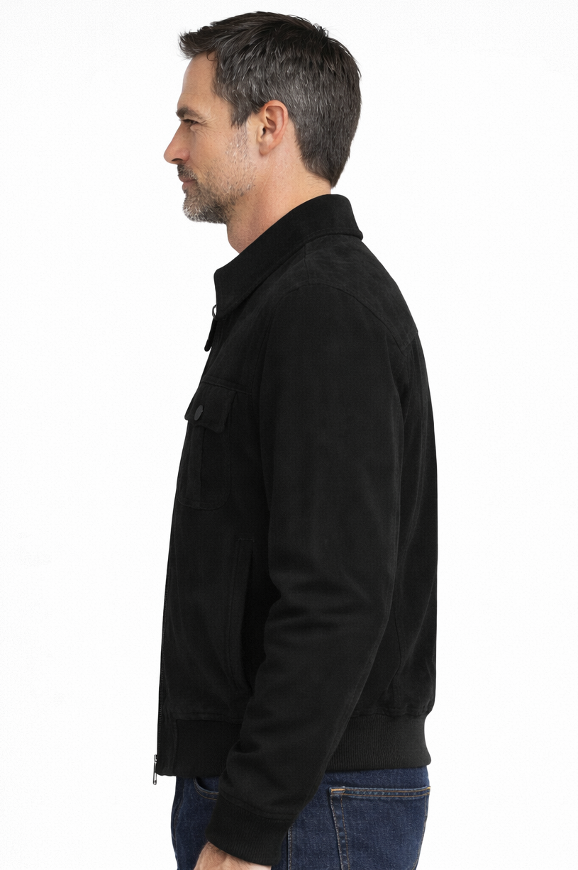 Eric Suede Bomber Jacket-thumbmail-2