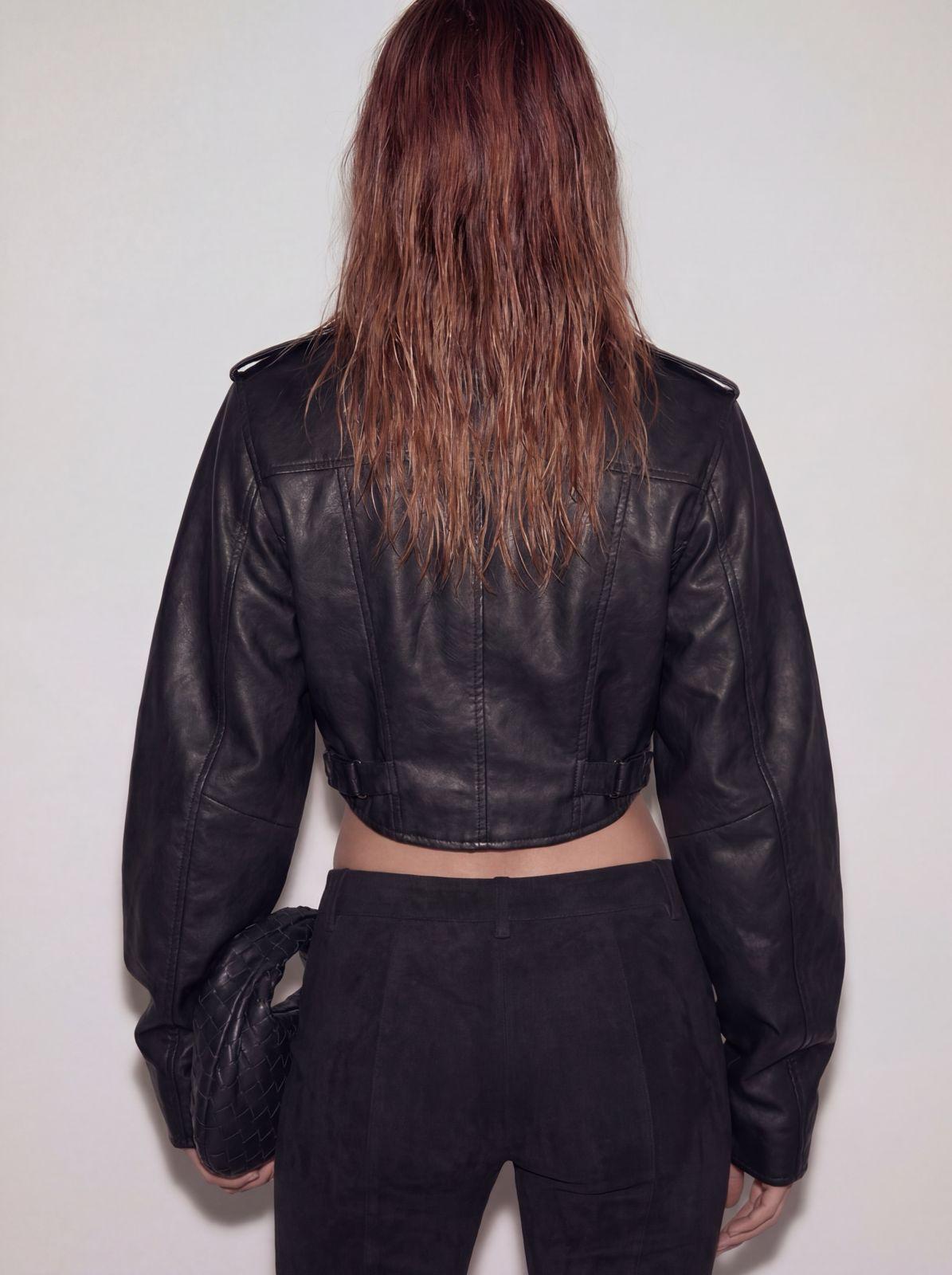 Xena Cropped leather jacket-thumbmail-2