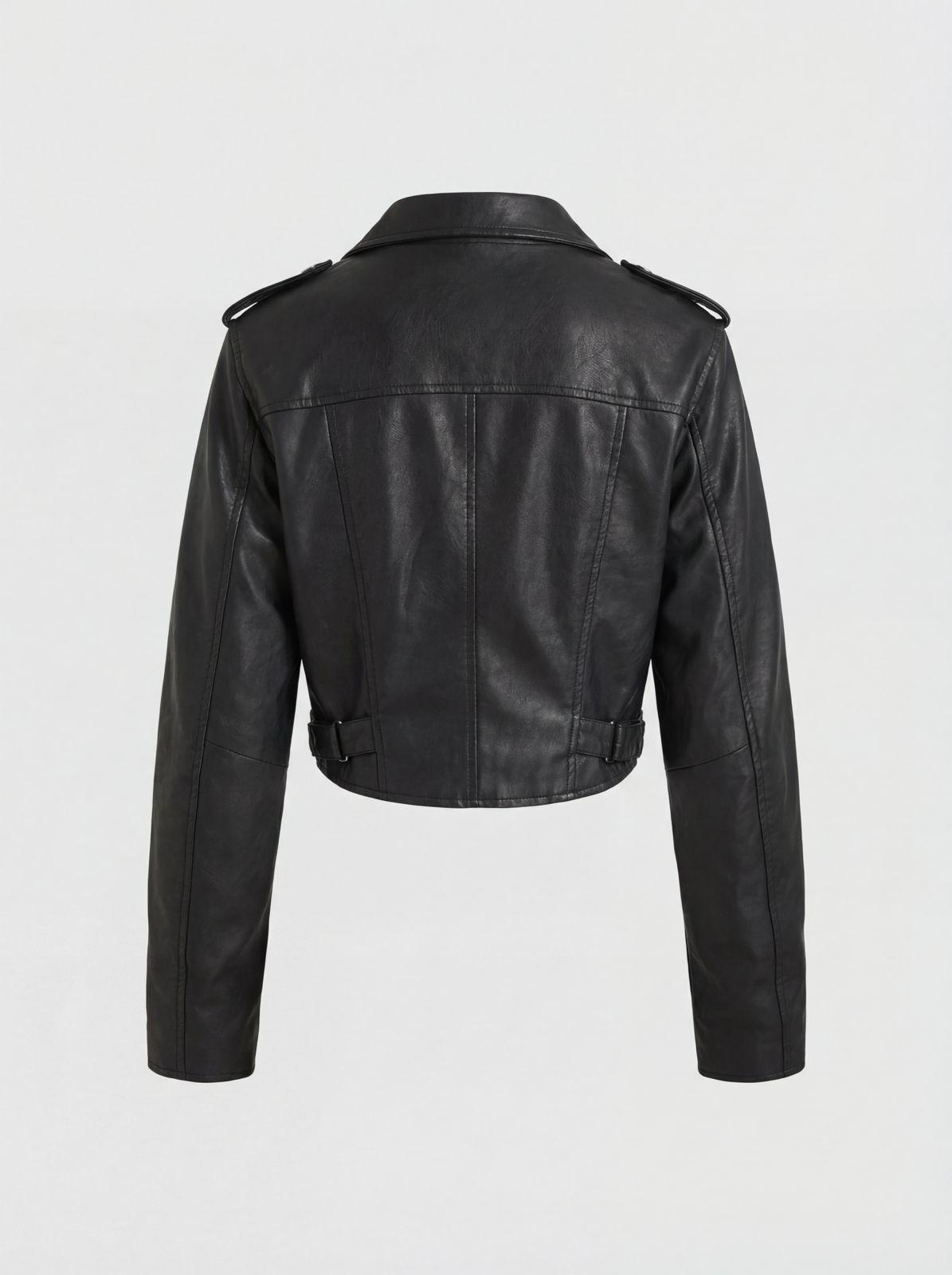 Xena Cropped leather jacket-thumbmail-5