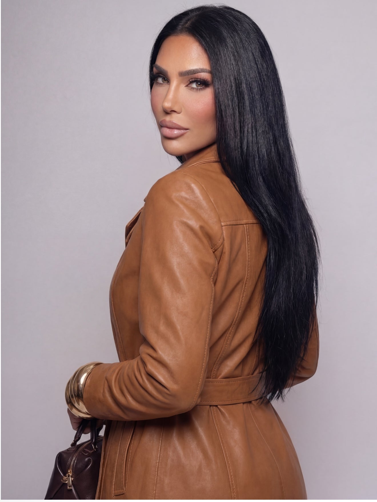KASIA TRENCH COAT IN LAMBSKIN-thumbmail-3