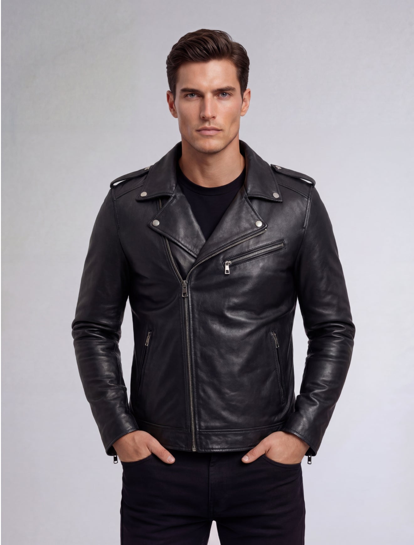 AMIRI BIKER LEATHER JACKET-thumbmail-3
