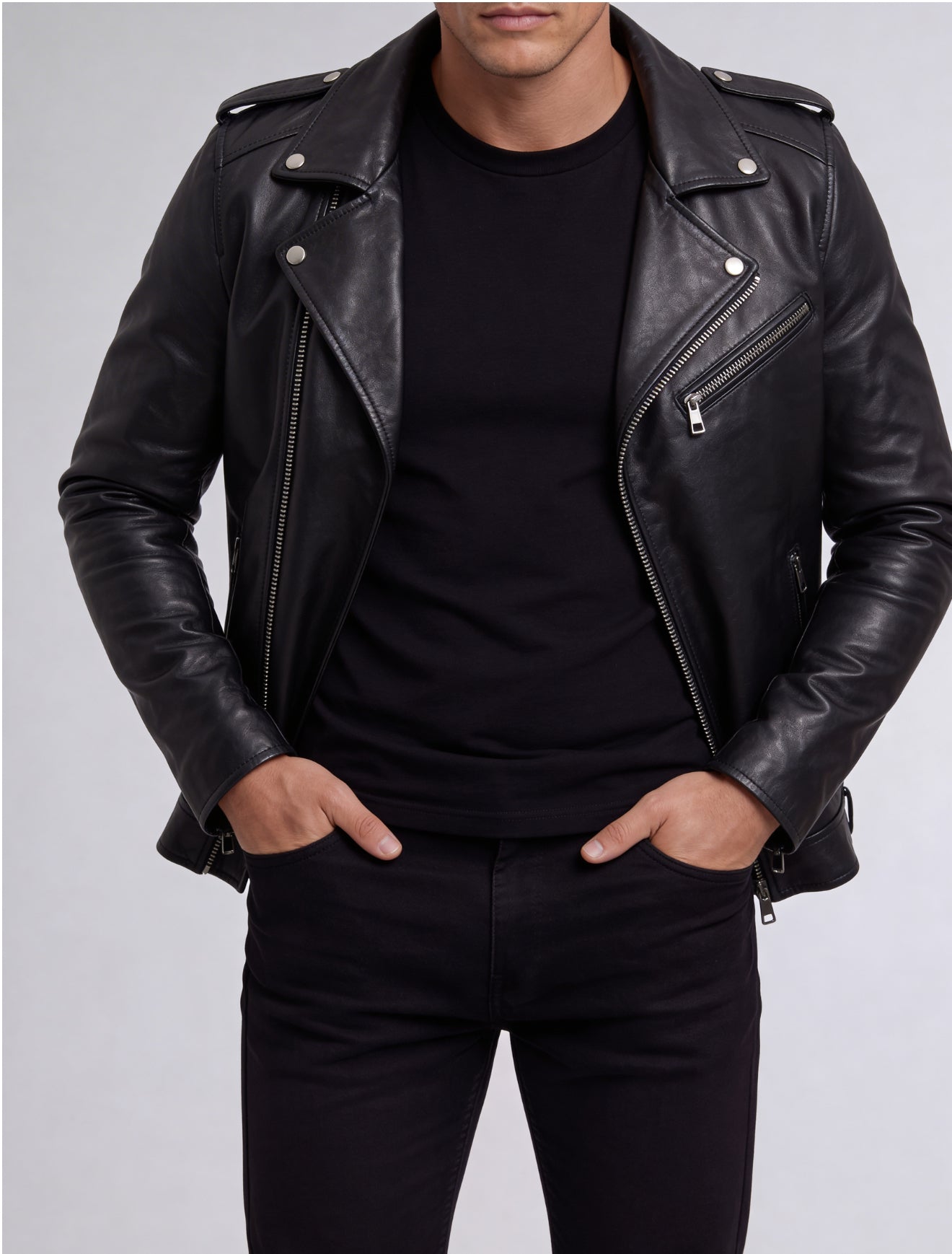 AMIRI BIKER LEATHER JACKET-thumbmail-6