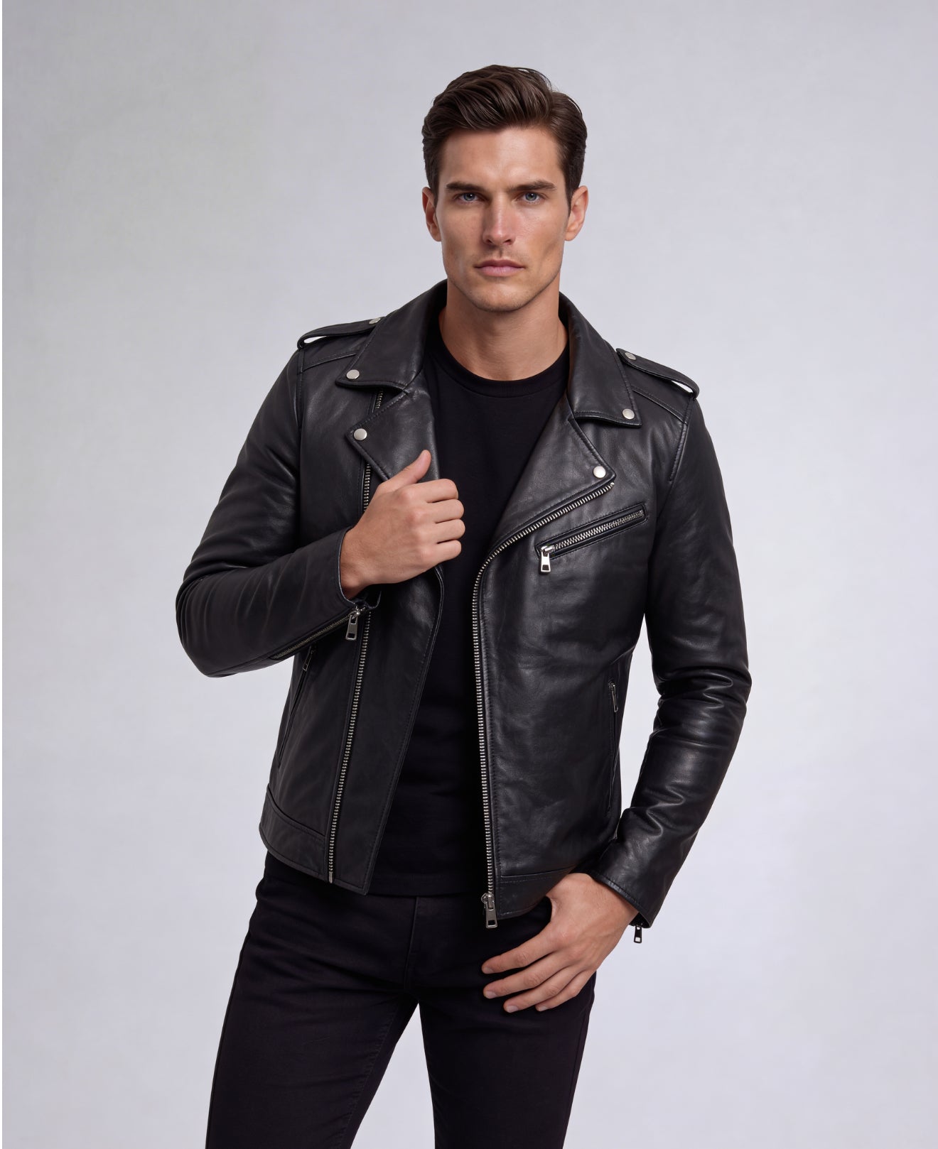 AMIRI BIKER LEATHER JACKET-thumbmail-5