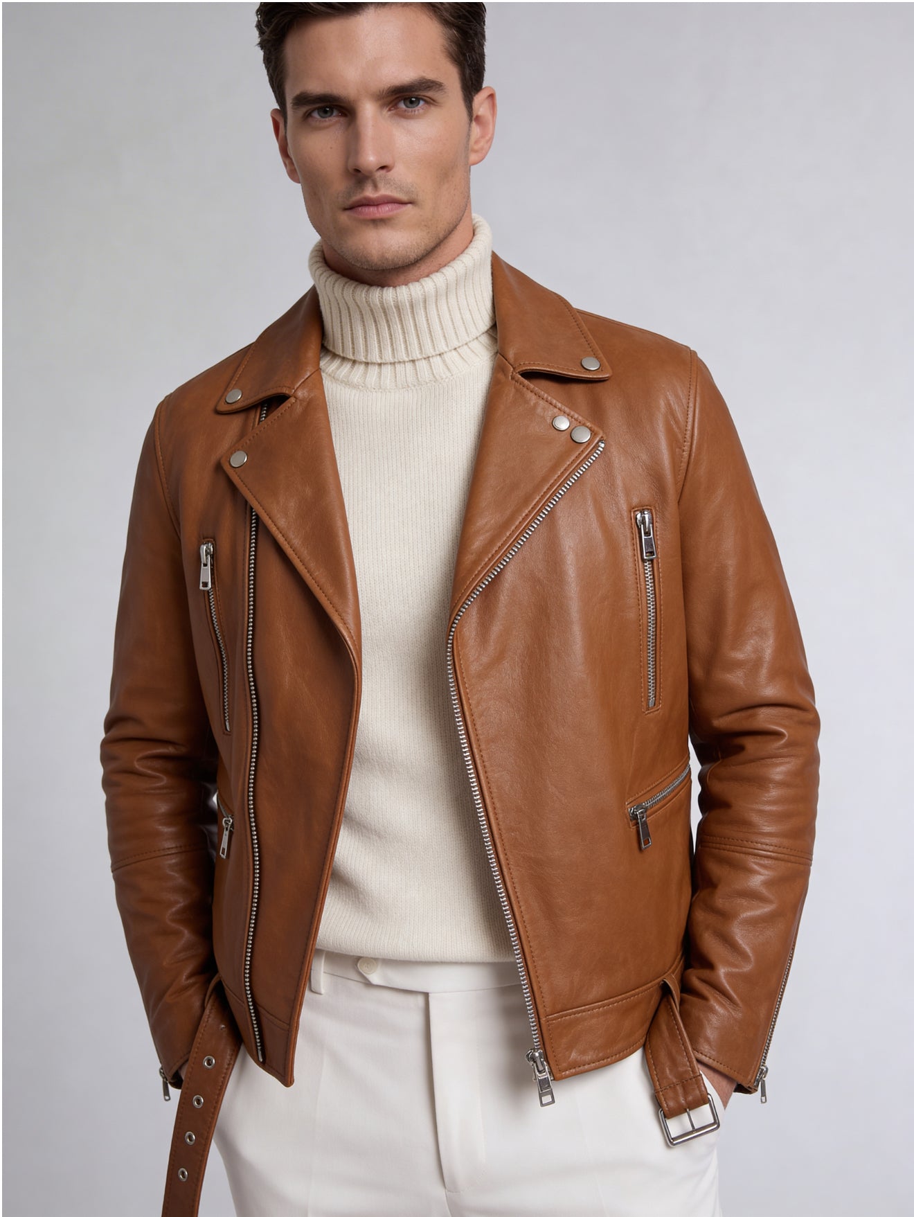 Raphael Leather Biker Jacket-thumbmail-3