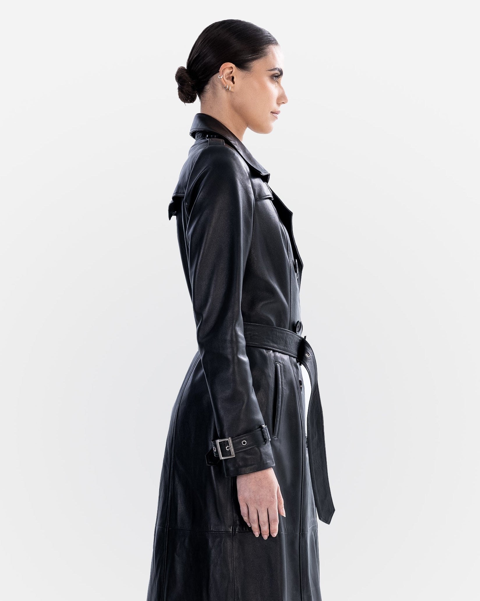 Trench-coat en cuir Adèle-thumbmail-2