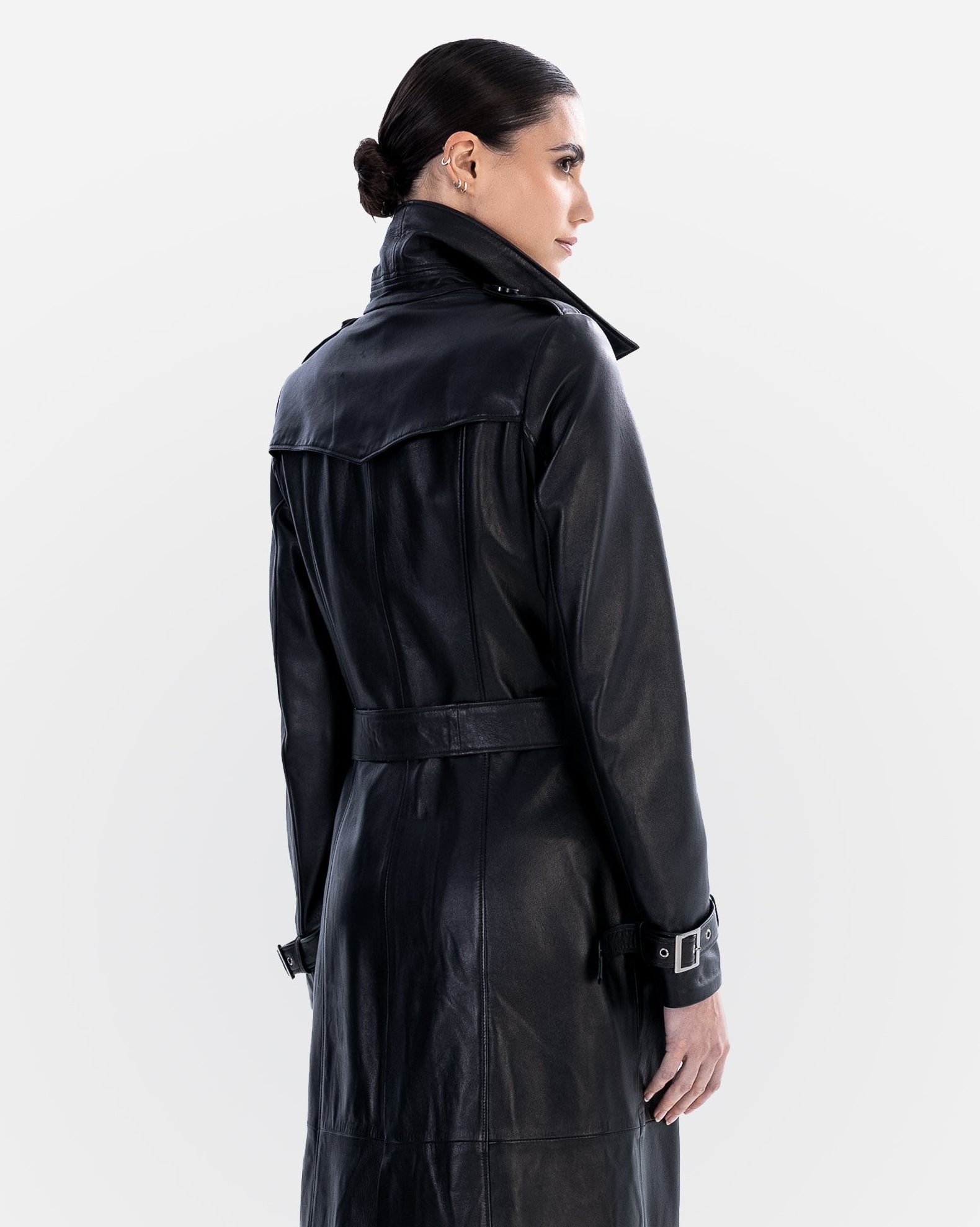Trench-coat en cuir Adèle-thumbmail-3