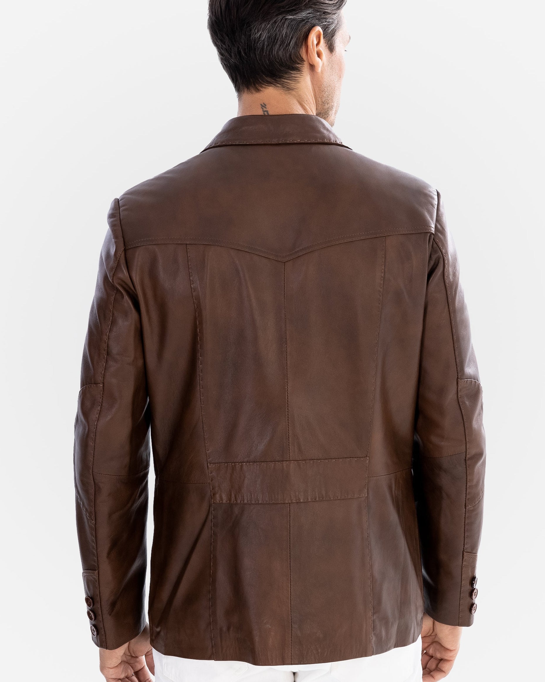 Mencia  Leather Blazer-thumbmail-4