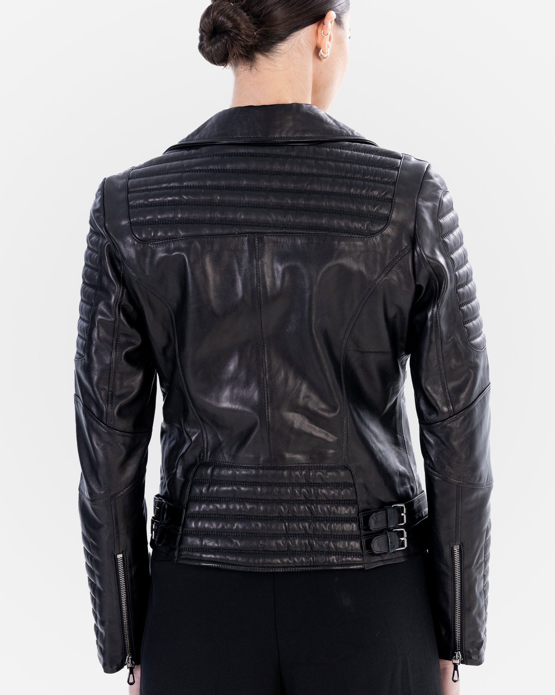 Veste de motard en cuir Stacy-thumbmail-4