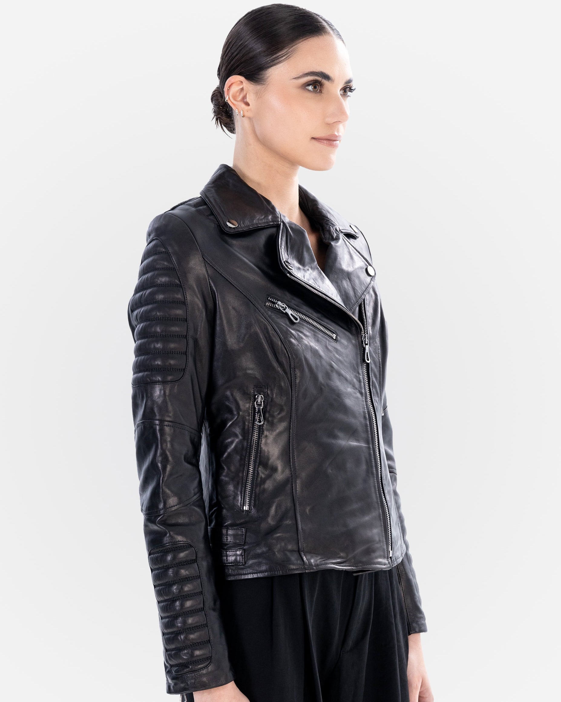 Veste de motard en cuir Stacy-thumbmail-3