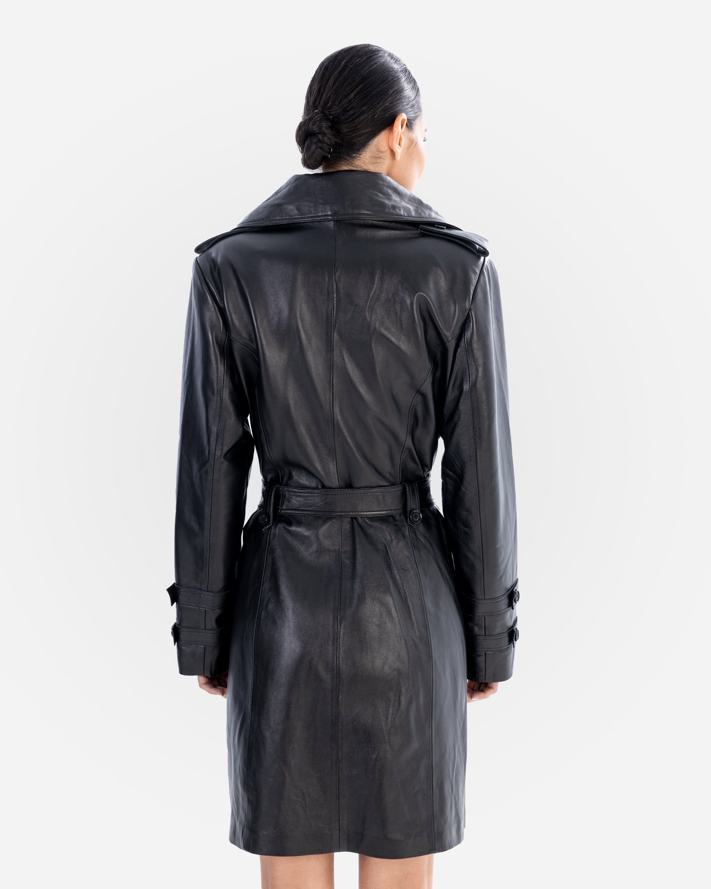 Trench-coat en cuir Lauren-thumbmail-4