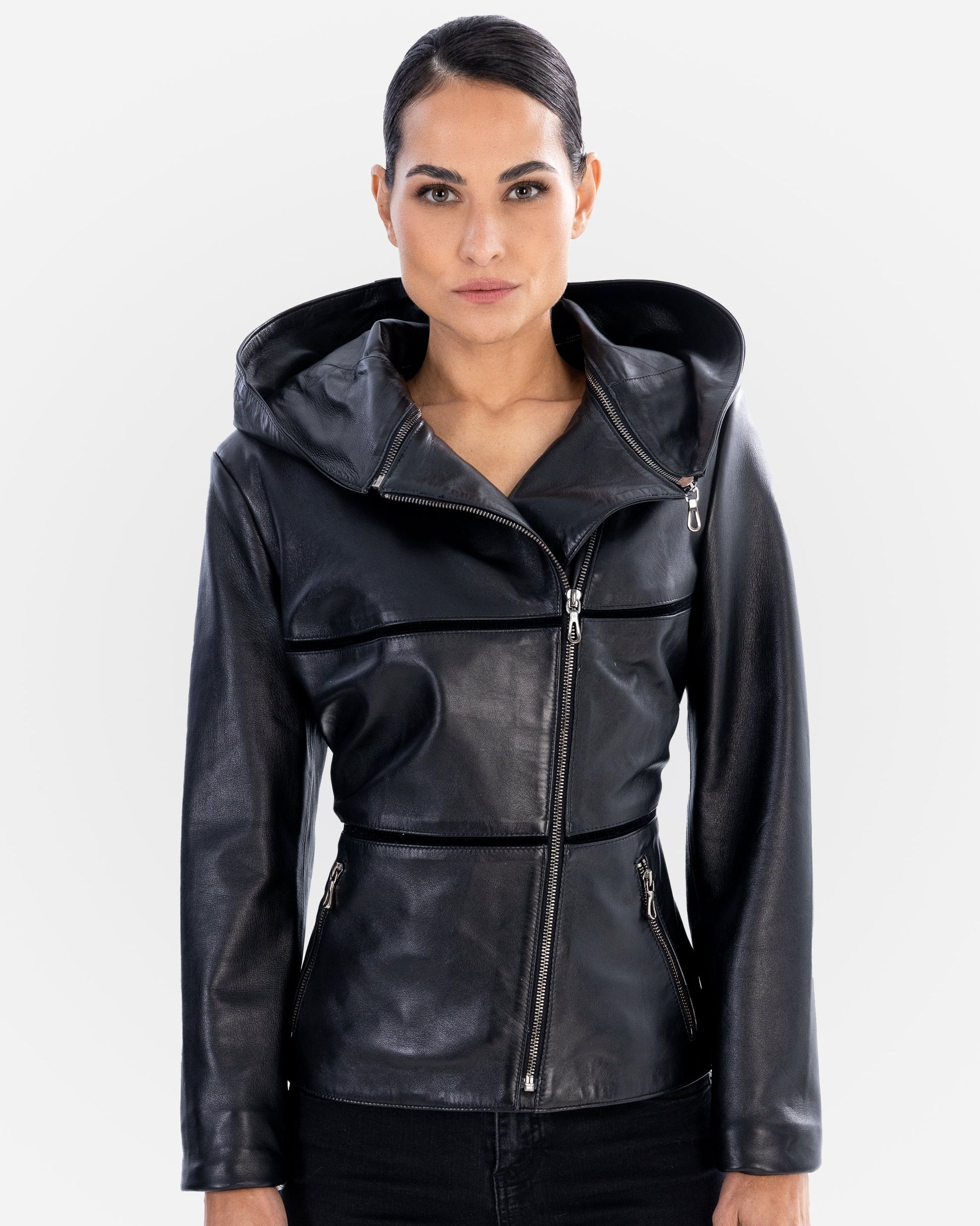 Veste en cuir ANGELIQUE