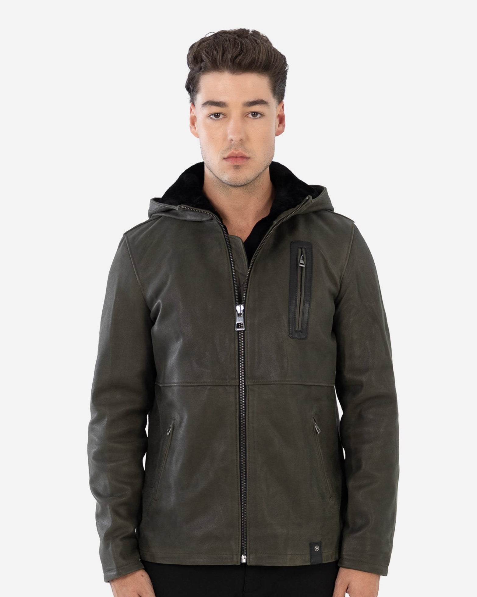 Philippe shearling-lined Leather Jacket-thumbmail-2