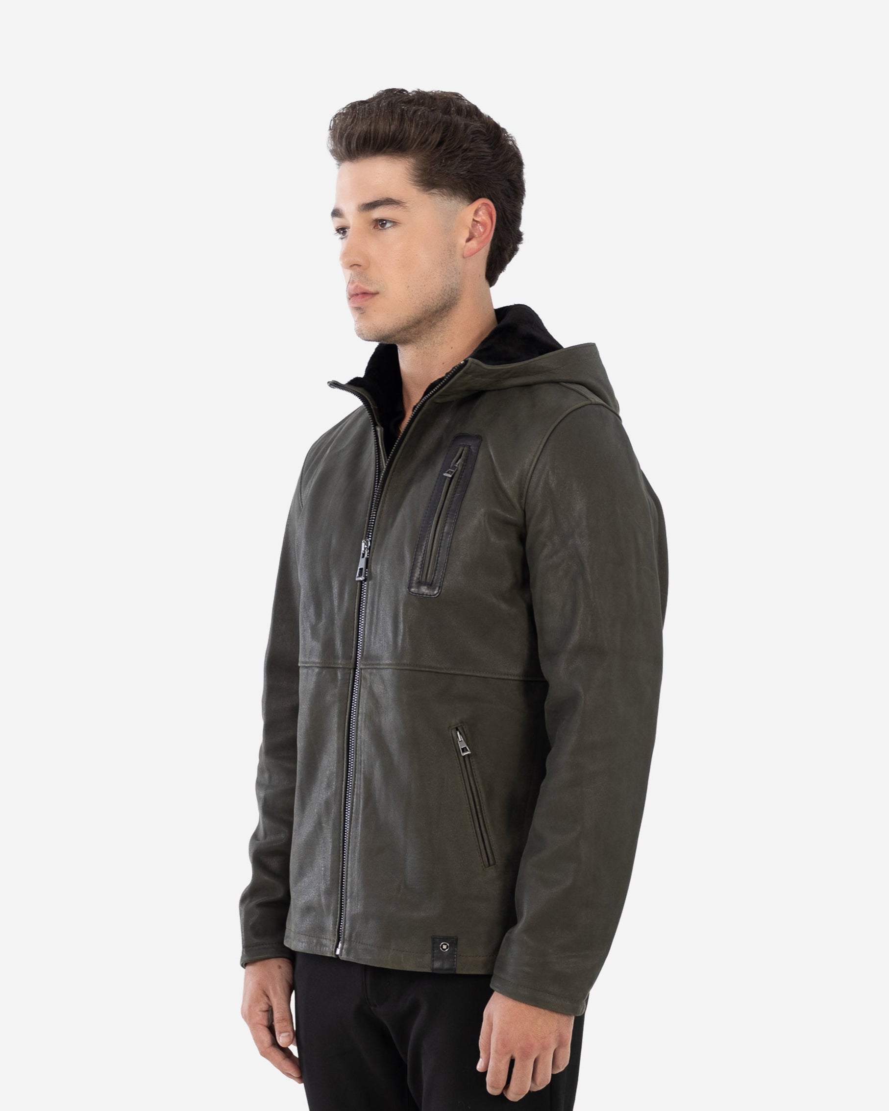 Philippe shearling-lined Leather Jacket-thumbmail-3