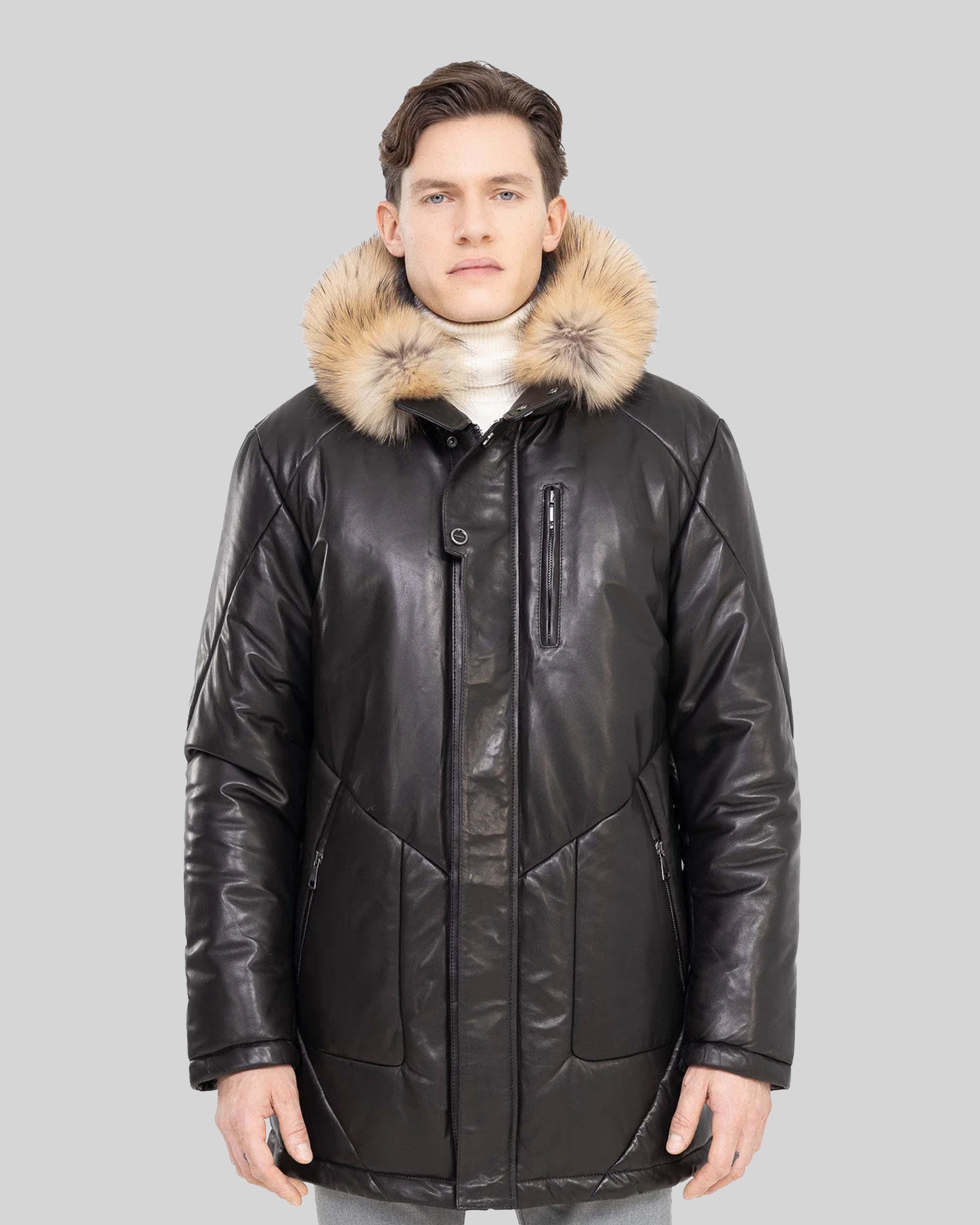 Frank Leather Parka