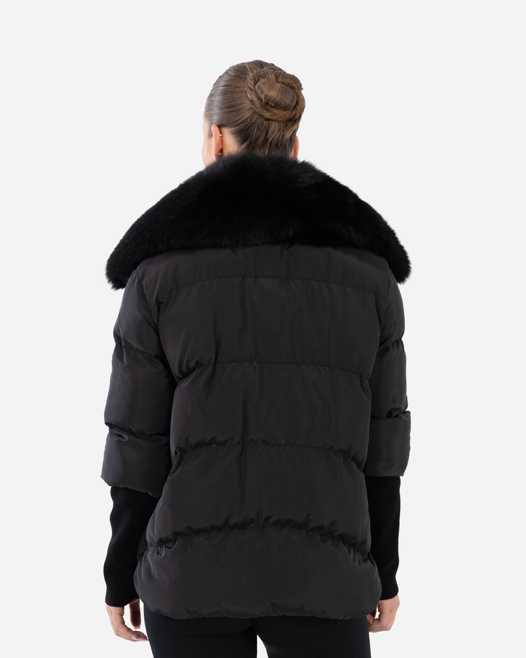 Kelly Down Pufffer -BLACK FOX-thumbmail-3