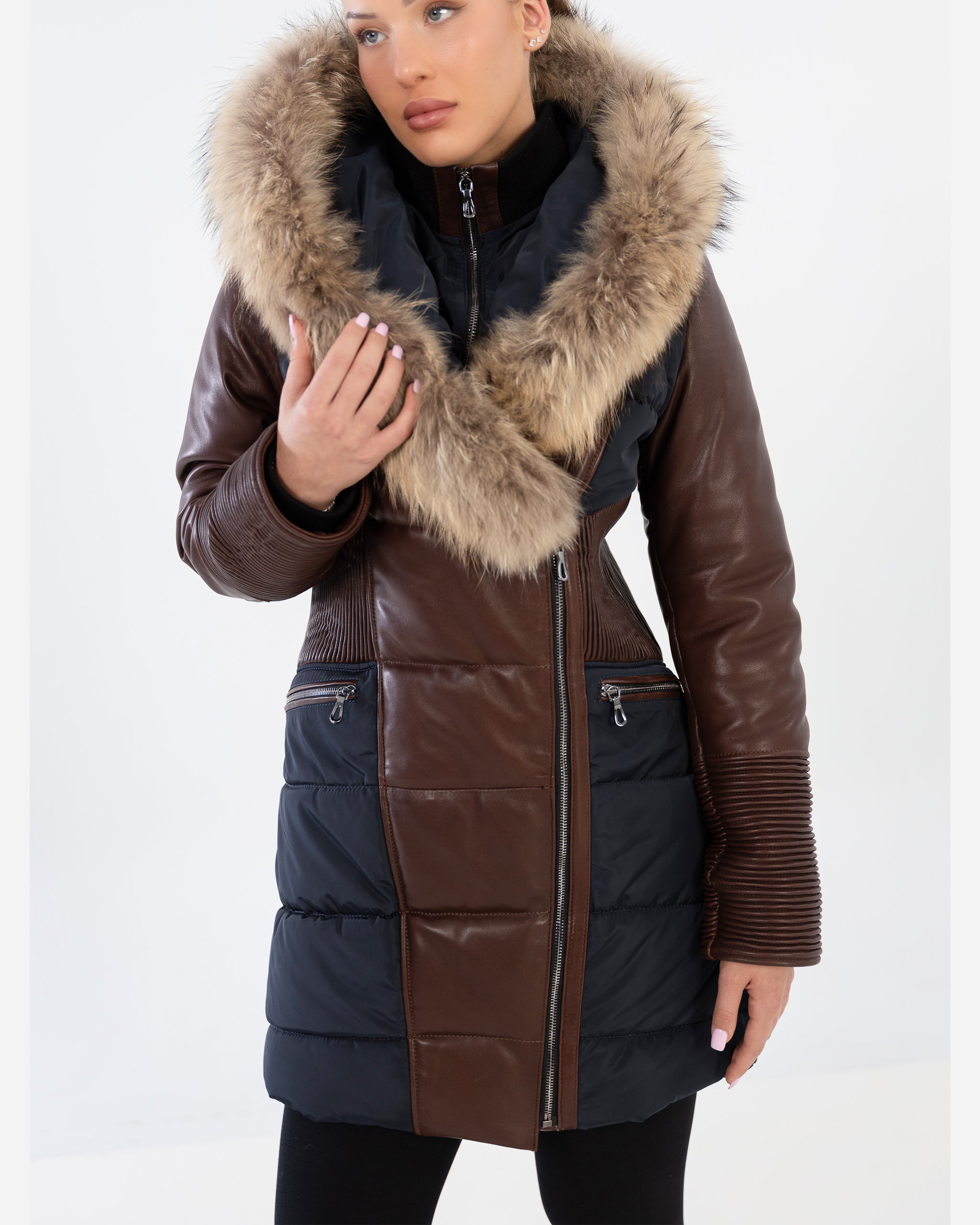 Kylie Leather Sleeve Parka - CG-thumbmail-4