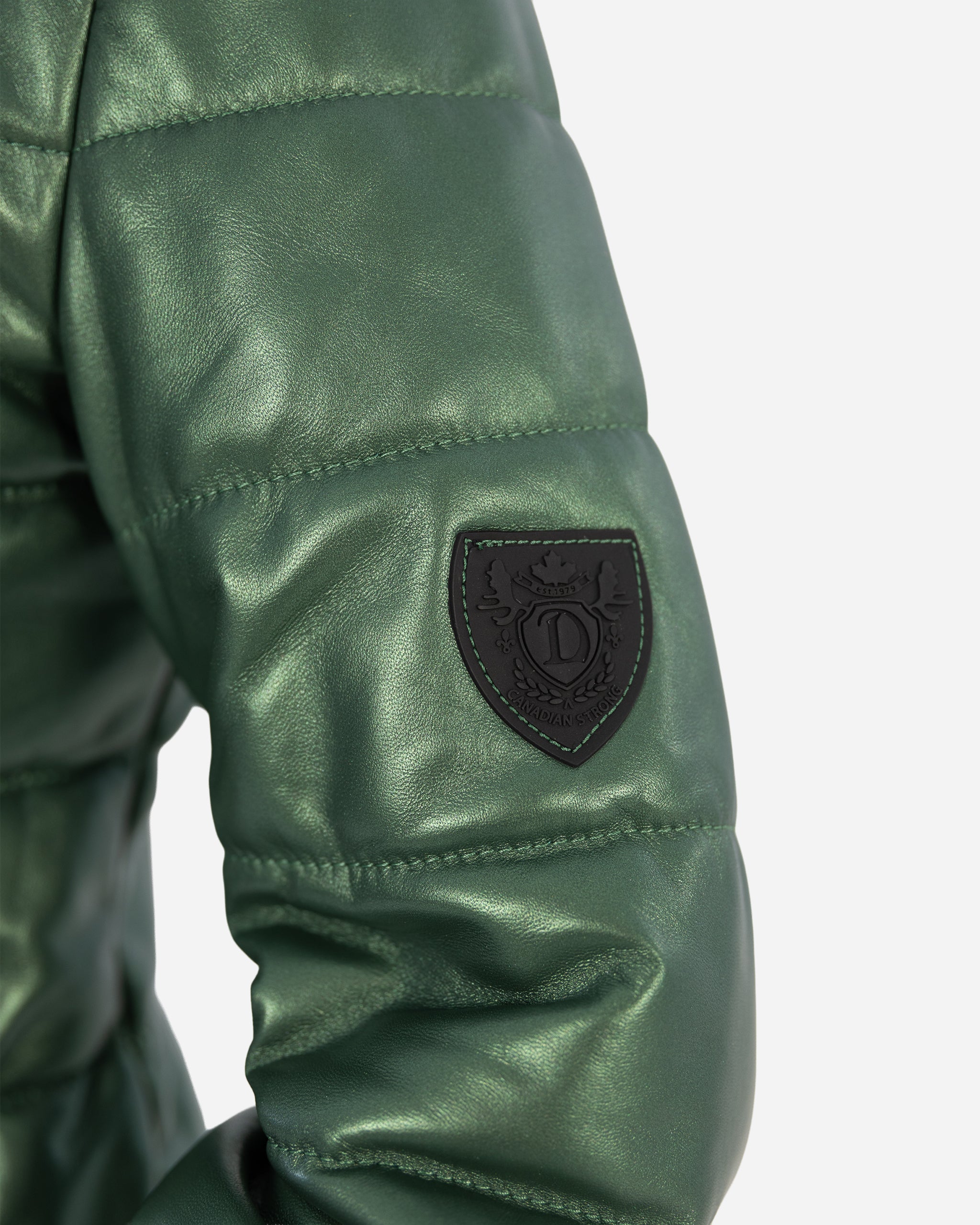 LYANNA Leather Puffer Jacket-thumbmail-5