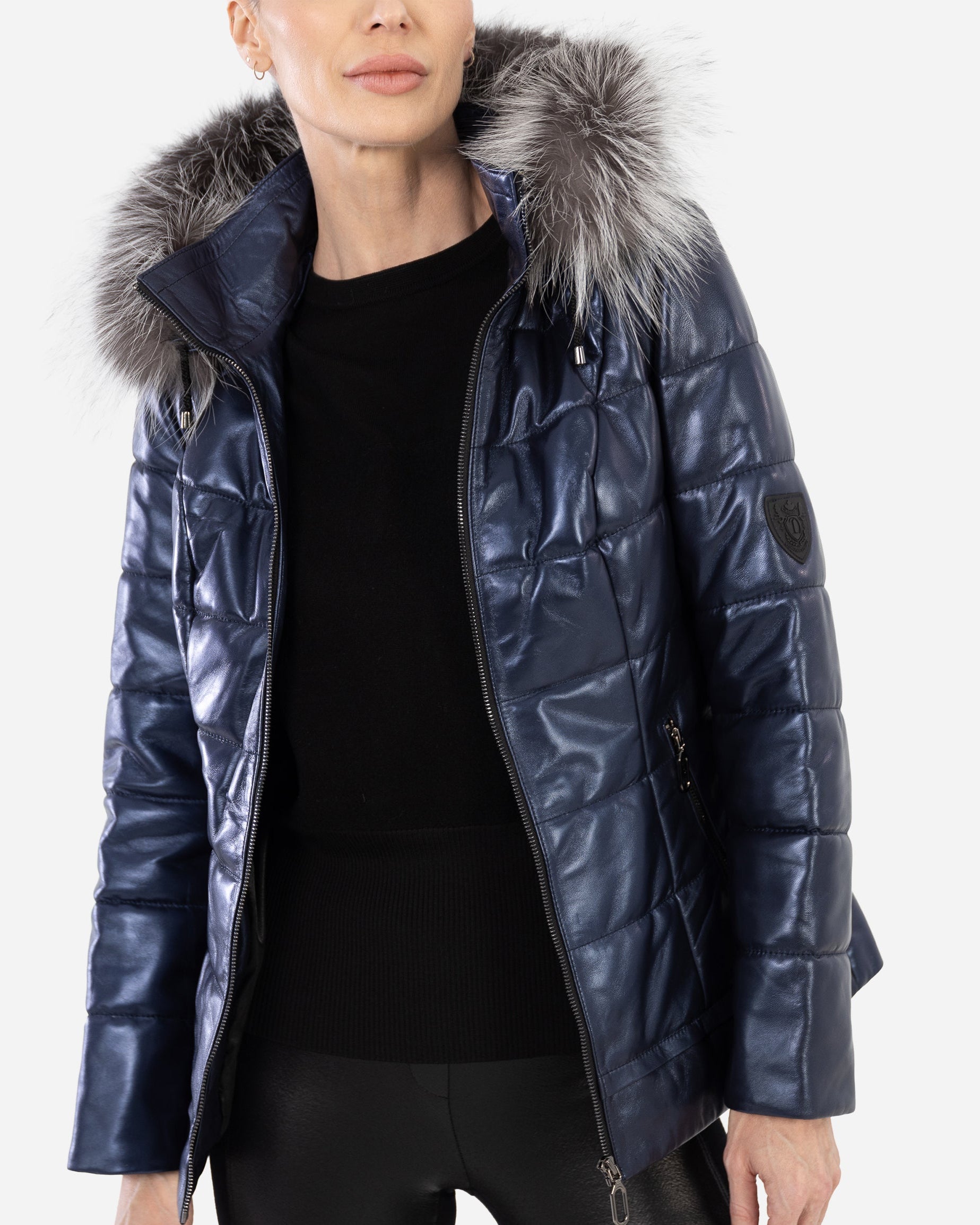 LYANNA Leather Puffer Jacket-thumbmail-16