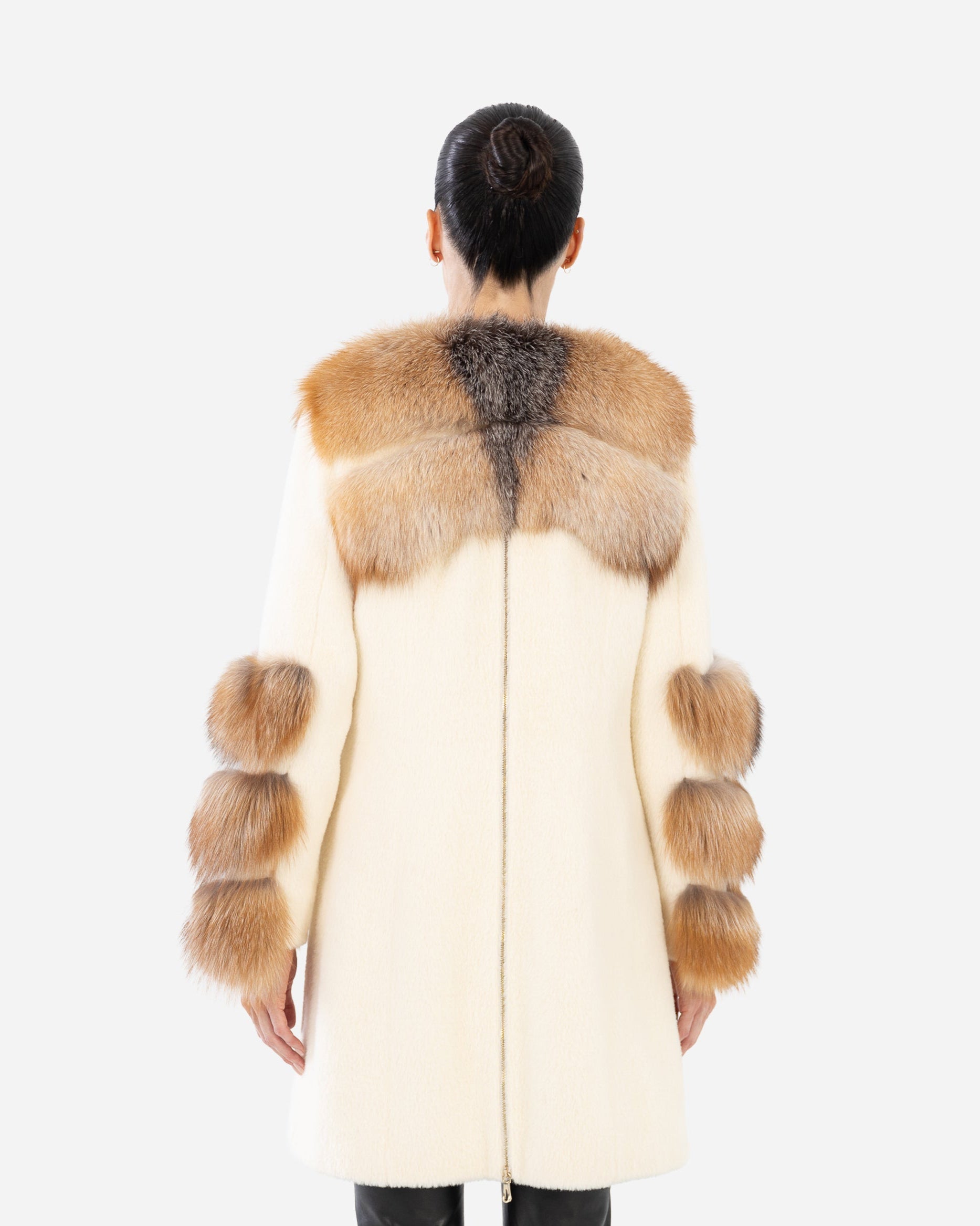 Cecilia Long Wool Shearling Coat-thumbmail-3