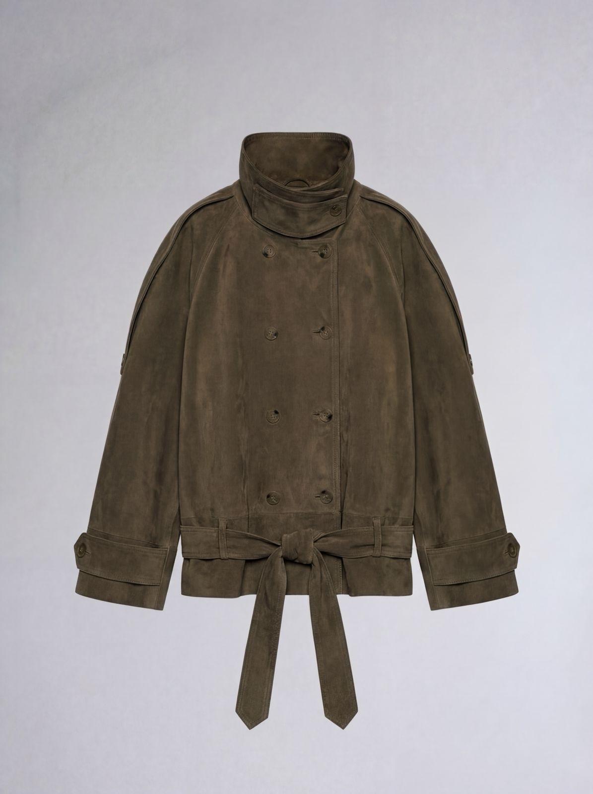 NOAMI  Suede Belted Jacket-thumbmail-2
