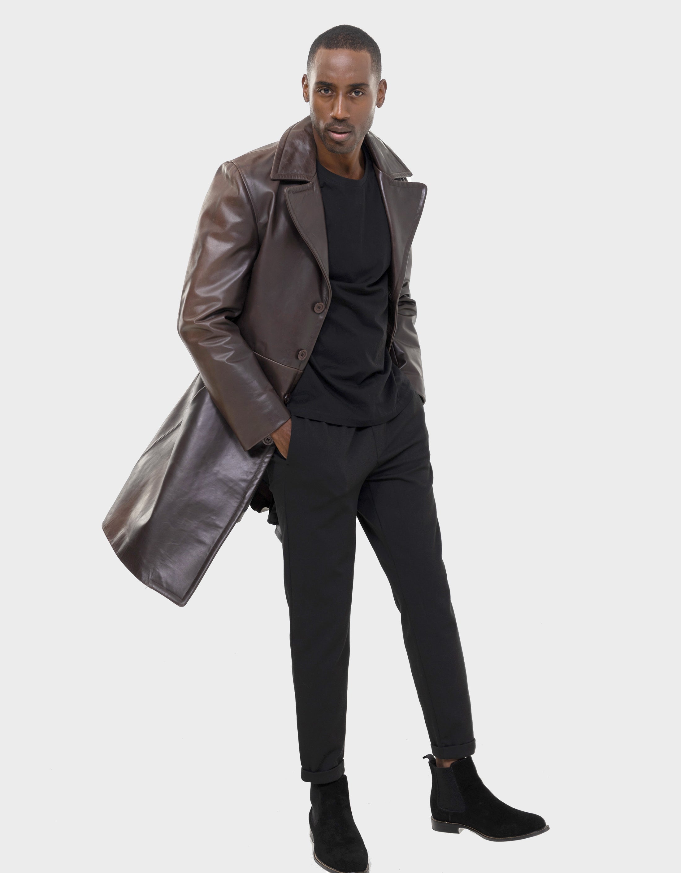 Bryson Leather Trench Coat-thumbmail-8