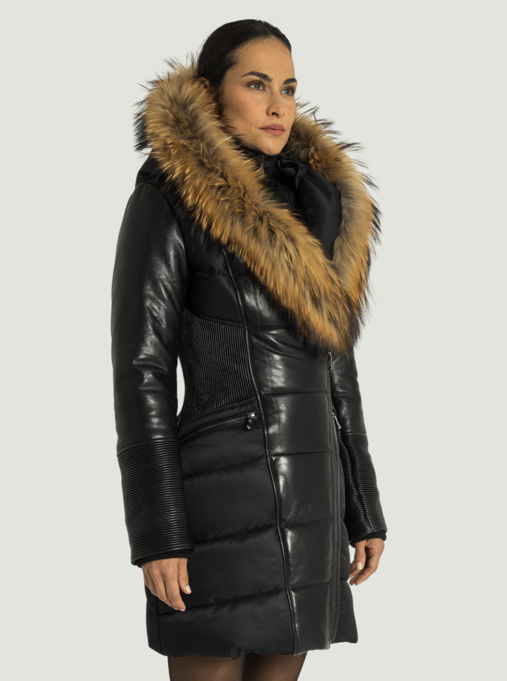 Kylie Leather Sleeve Parka - CG-thumbmail-6