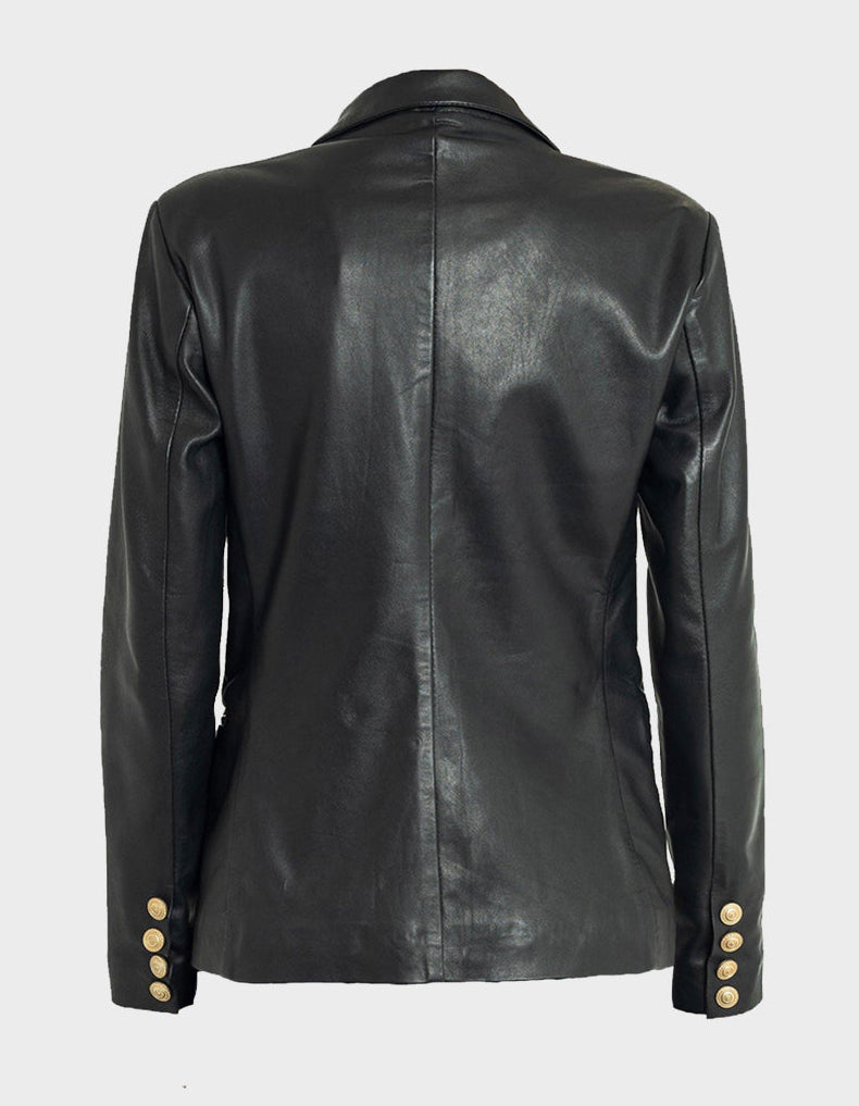 Francesca Leather Blazer-thumbmail-5