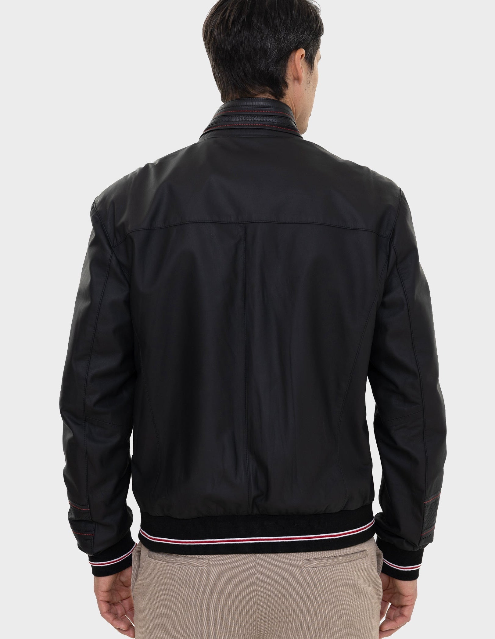 Roberto Leather Bomber Jacket-thumbmail-3